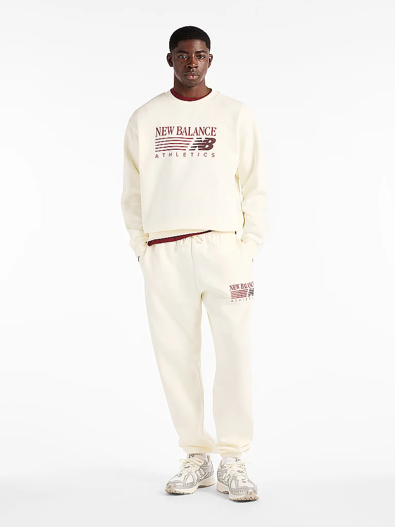 NEW BALANCE Herren Sweater creme | S — Bild 3